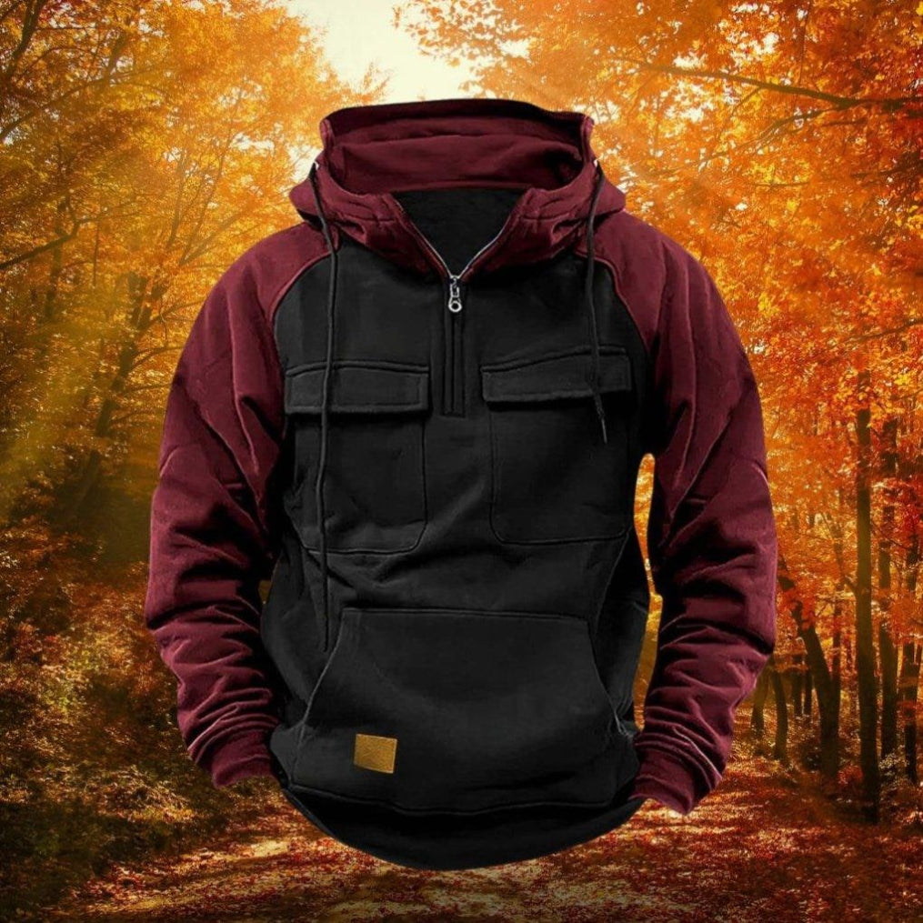 Quarter Zip Hoodie Performance Outdoor Active Performance - Image 6