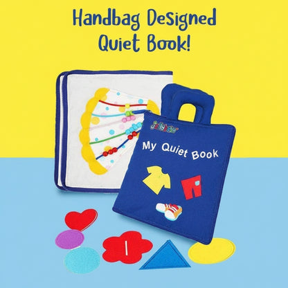 Quiet Book Montessori Fabric Learning Montessori Activity Book - Image 4