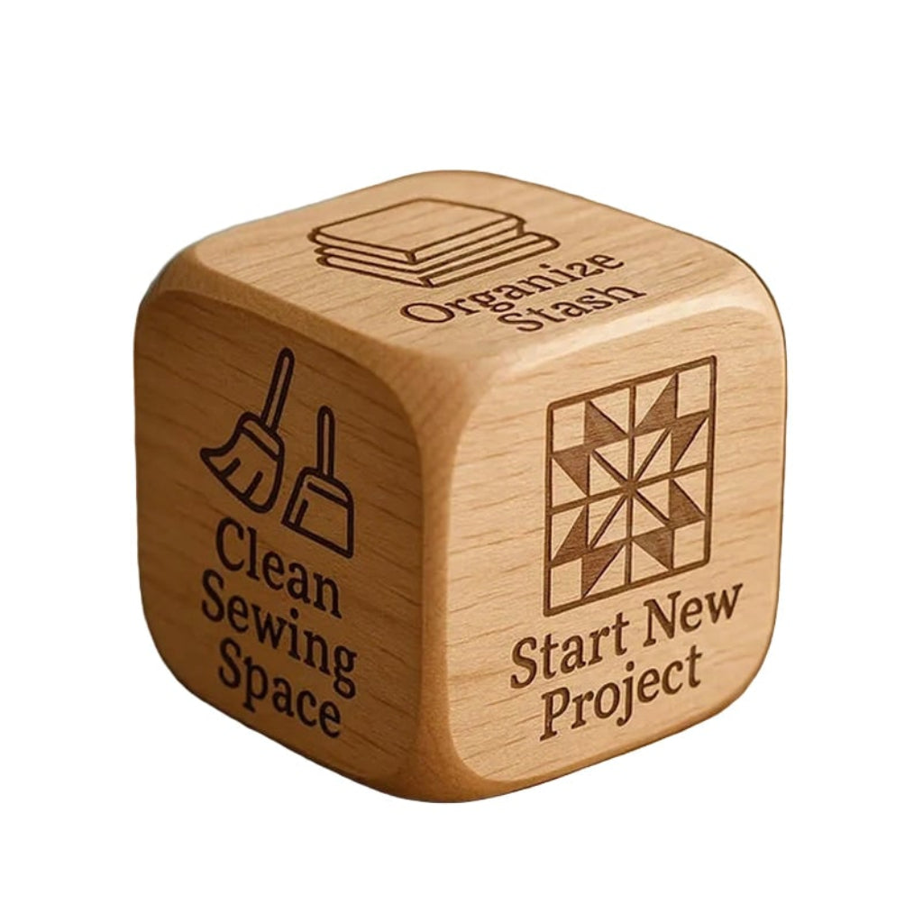 Quilting Decision Dice Creative Crafting Solid Wood Craft - Image 5