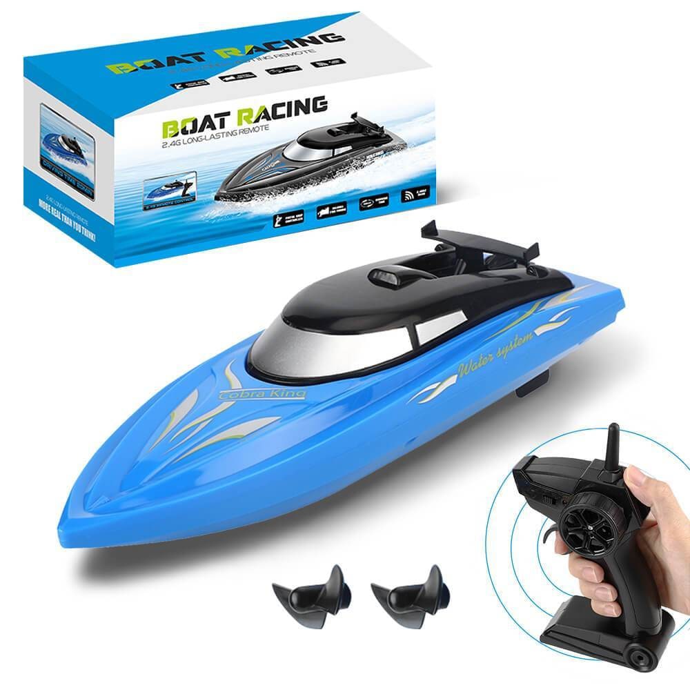 Rc Boat Remote Control Toy Speed Racing Tight Turn - Image 2