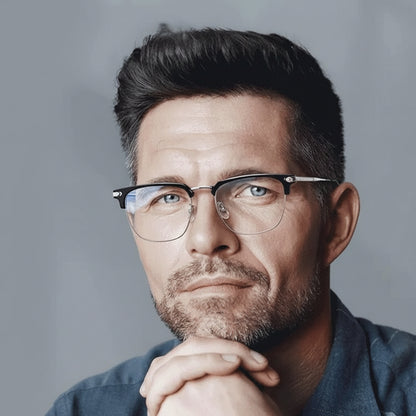 Reading Glasses Computer Titanium Frame Matte Design - Image 1