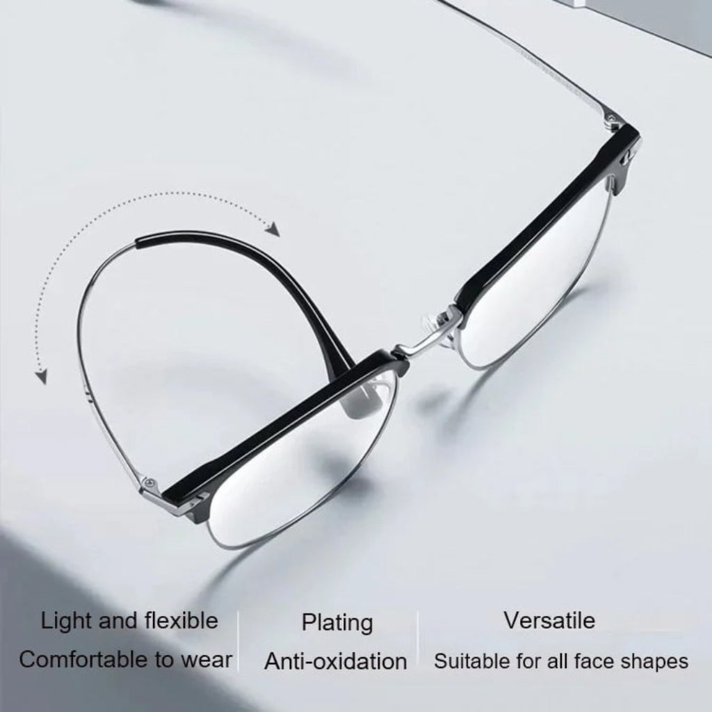 Reading Glasses Computer Titanium Frame Matte Design - Image 3
