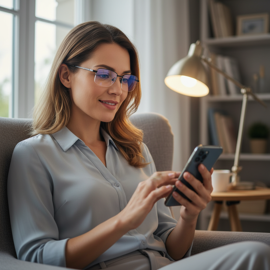 Reading Glasses Progressive Glasses UV Protection Multifocal - Image 1