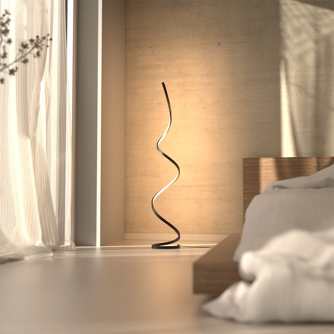 Remote Control Modern Floor Lamp LED Dimmable Minimalist - Image 1