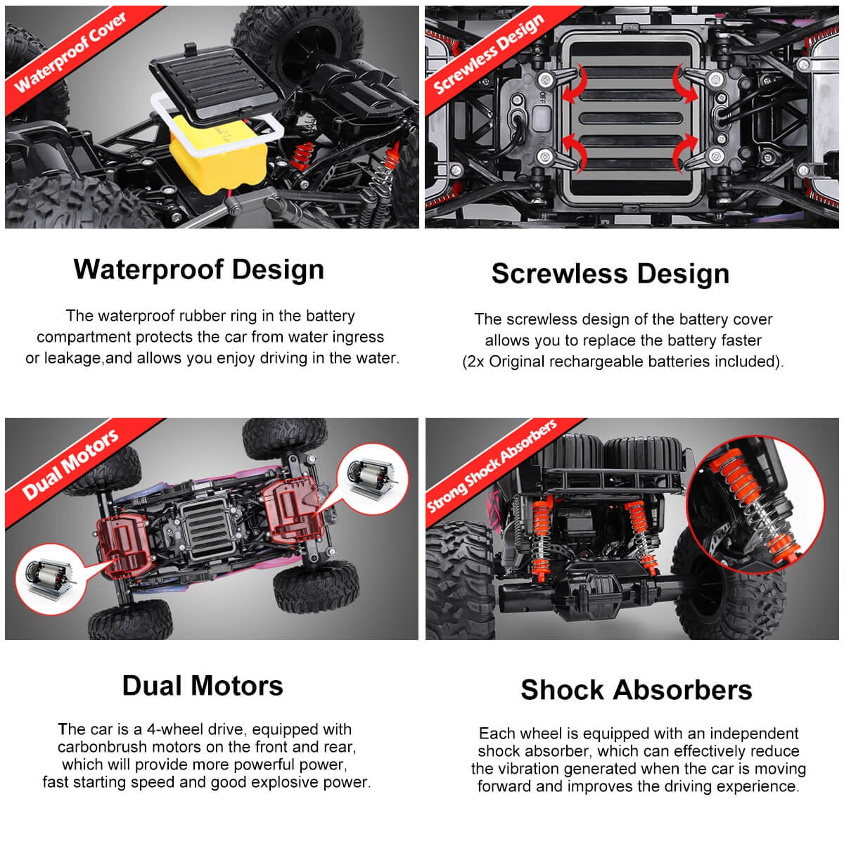Remote Control Monster Truck Amphibious All Terrain Adventure - Image 9
