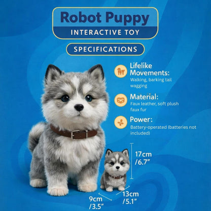 Robot Dog Interactive Dog Toy Robot Puppy Walking Tail Wagging - Image 8