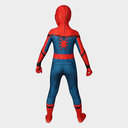 Fato de Carnaval de Super-Herói para Crianças com Máscara e Tecido Elástico para Halloween
