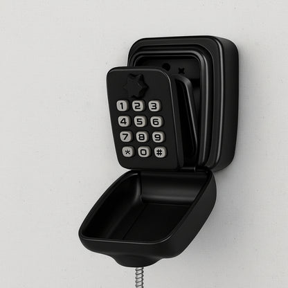 Key Lock Box Wall Mounted Outdoor Waterproof Combination Safe