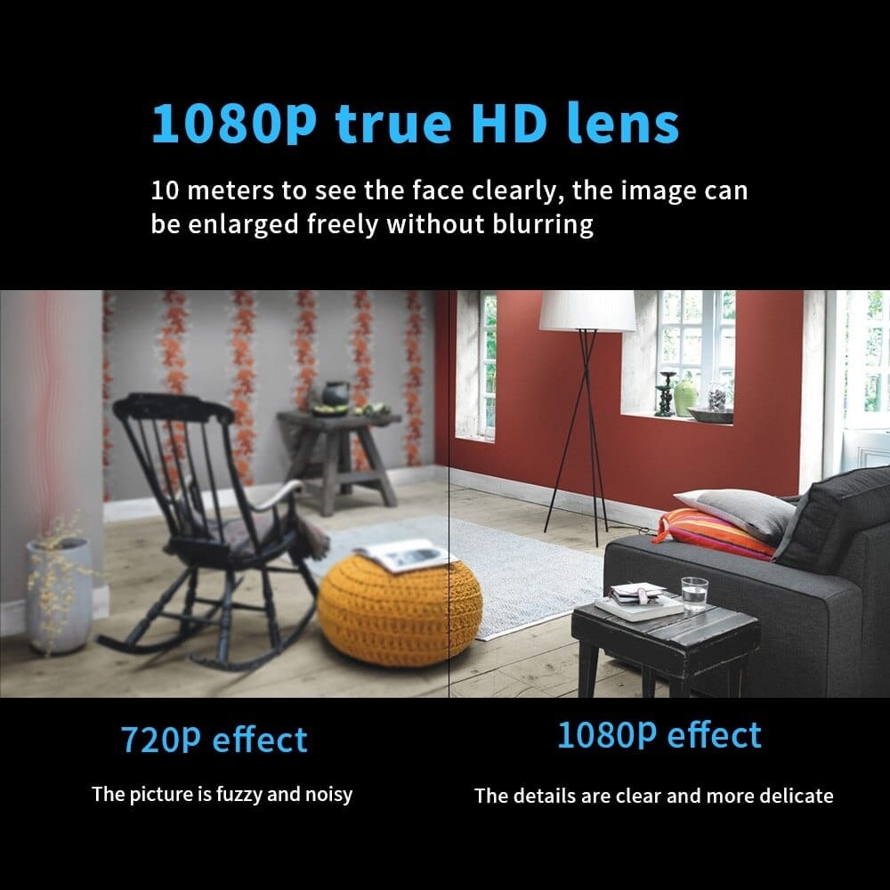 Security Camera Wireless Mini Night Vision Indoor HD Monitor - Image 5