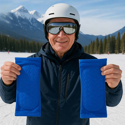 Skiing Shin Guards Protective Gear Compression - Image 2