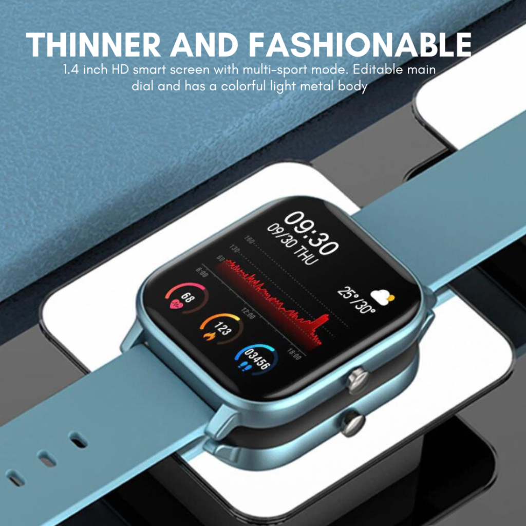 Smart Watch Fitness Tracker Heart Rate Monitor Multi Function - Image 5