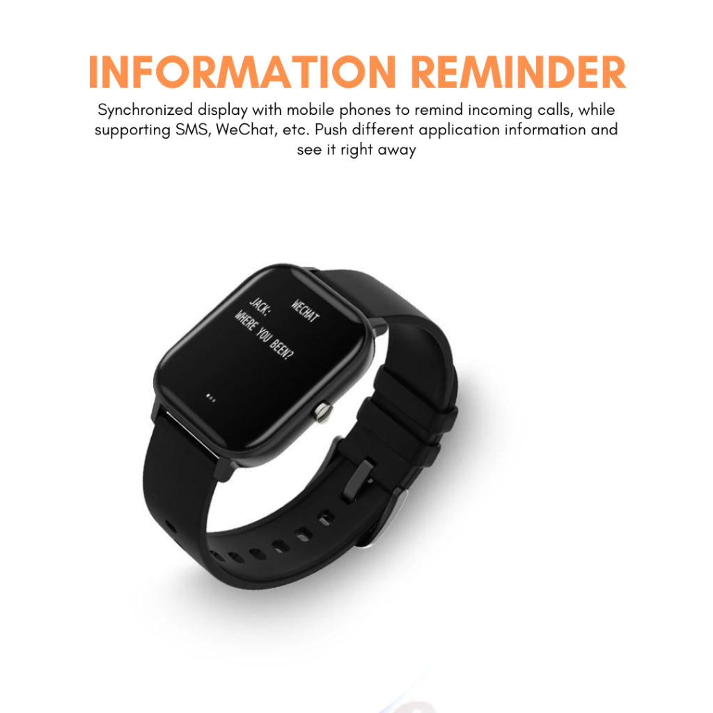 Smart Watch Fitness Tracker Heart Rate Monitor Multi Function - Image 6