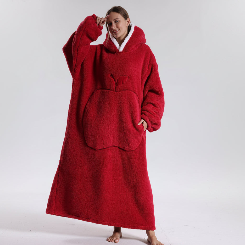 Snuggie Wearable Blanket Hooded Cozy Winter Hooded Throw - Image 13