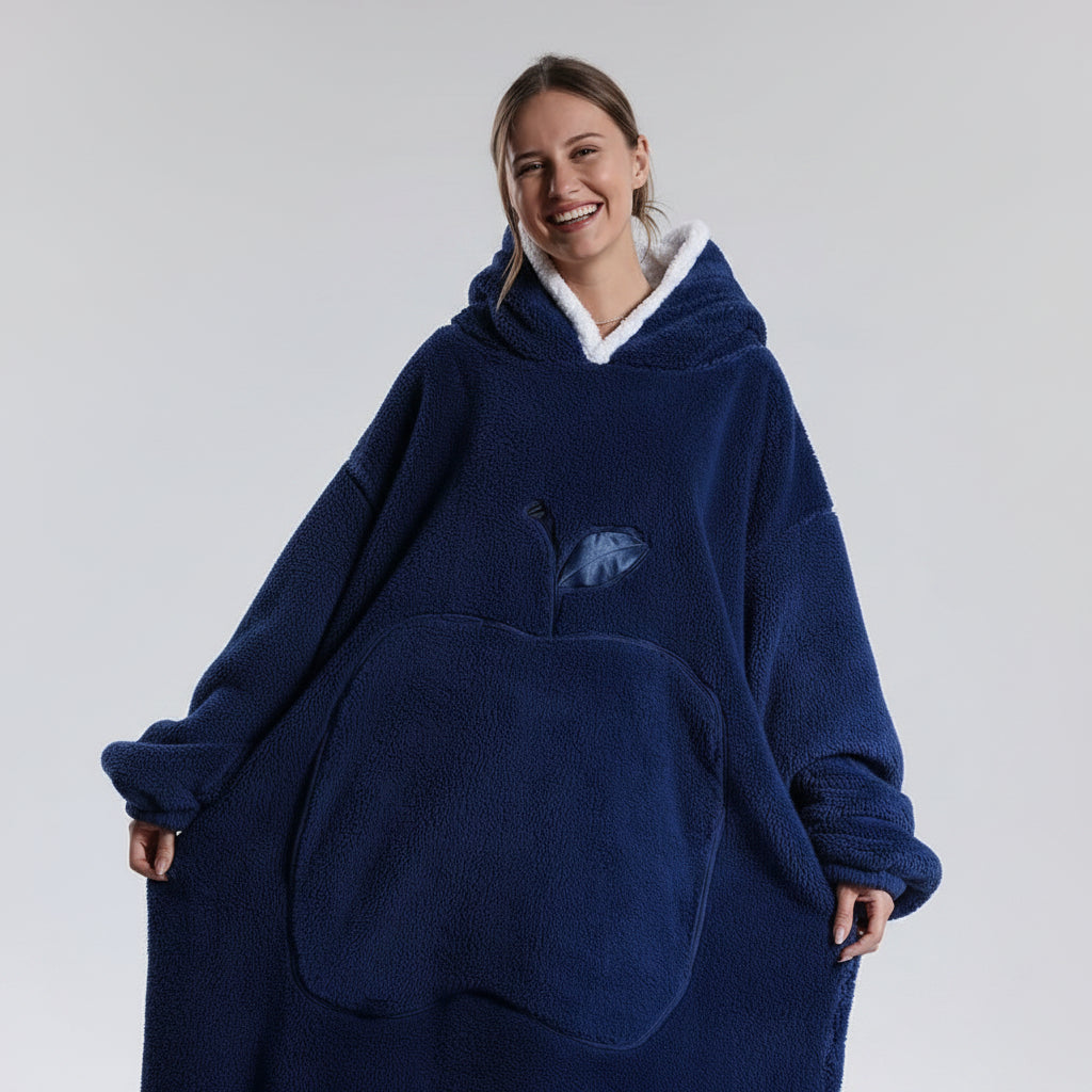 Snuggie Wearable Blanket Hooded Cozy Winter Hooded Throw - Image 15