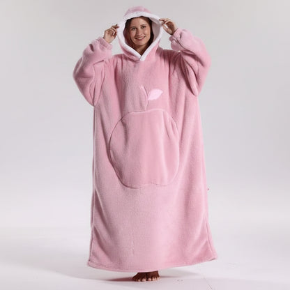 Snuggie Wearable Blanket Hooded Cozy Winter Hooded Throw - Image 5
