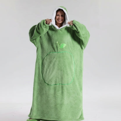 Snuggie Wearable Blanket Hooded Cozy Winter Hooded Throw - Image 9