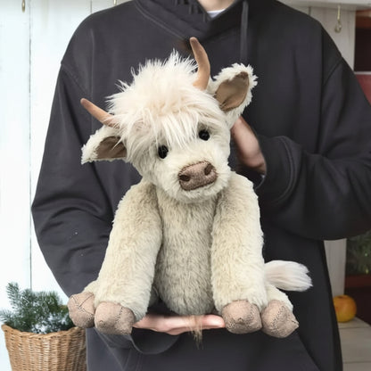 Soft Plush Toy Highland Cow Plush Adorable Stuffed Animal - Image 2
