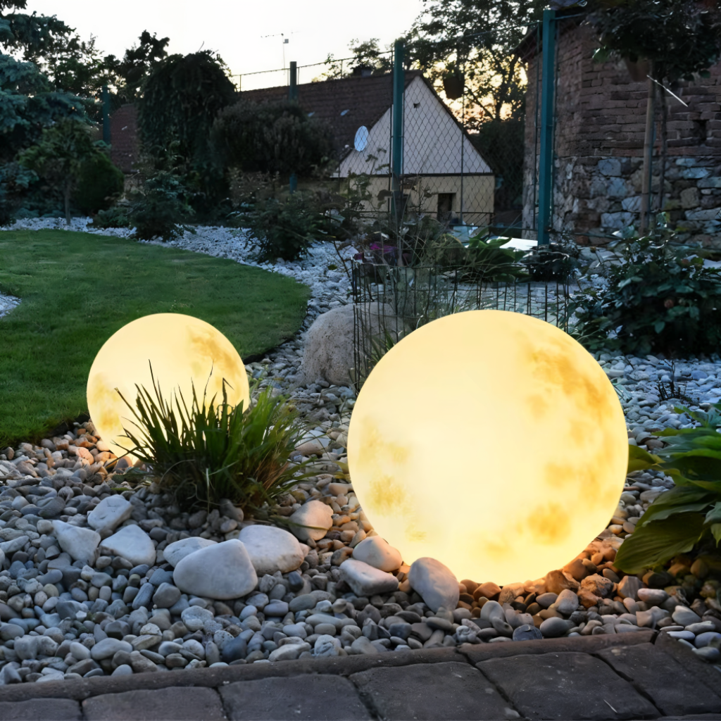 Solar Powered Outdoor Solar Light Garden Accent Sphere - Image 3