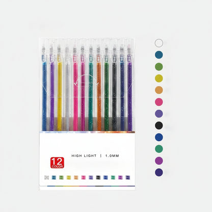 Sparkle Gel Pens Glitter Writing Creative Art Supplies - Image 12