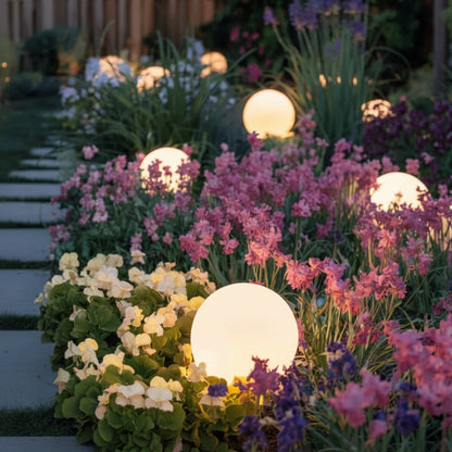 Lampă Grădină Sferică Exterior LED Lampă Bilă Alee Curte