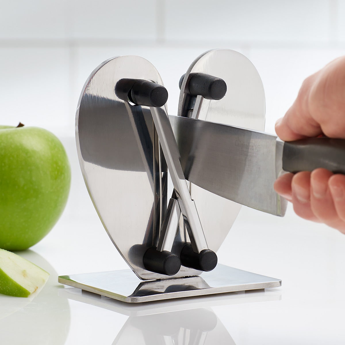 Stainless Steel Knife Sharpener Professional Kitchen Tool - Image 1