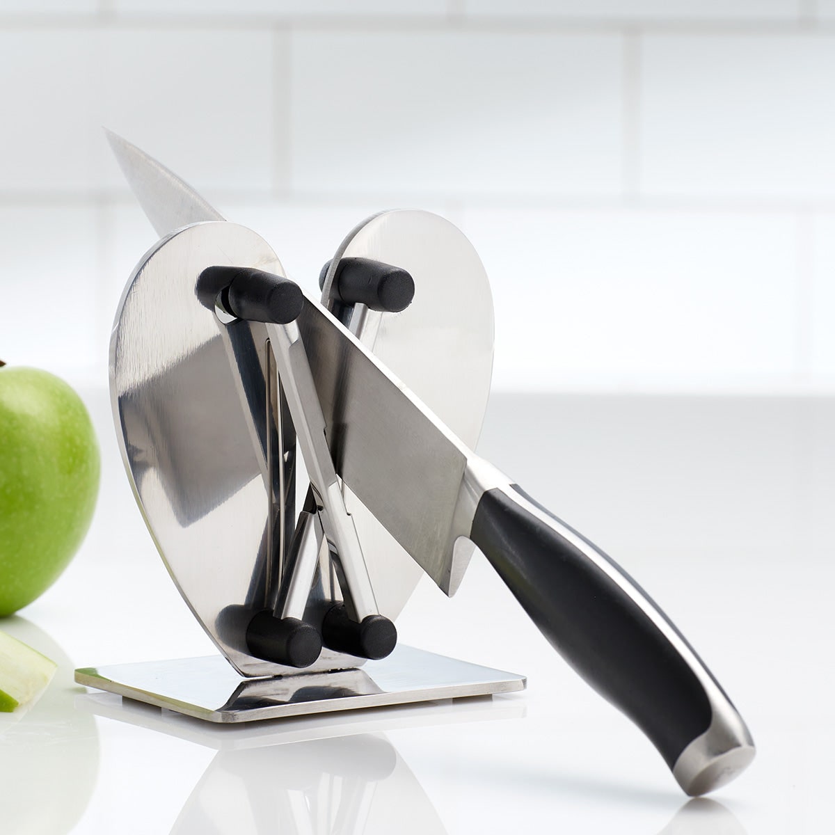 Stainless Steel Knife Sharpener Professional Kitchen Tool - Image 3