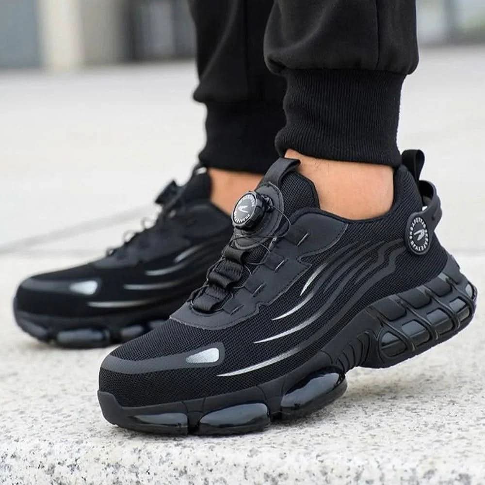 Steel Toe Shoes Work Lace Up Breathable Safety - Image 2