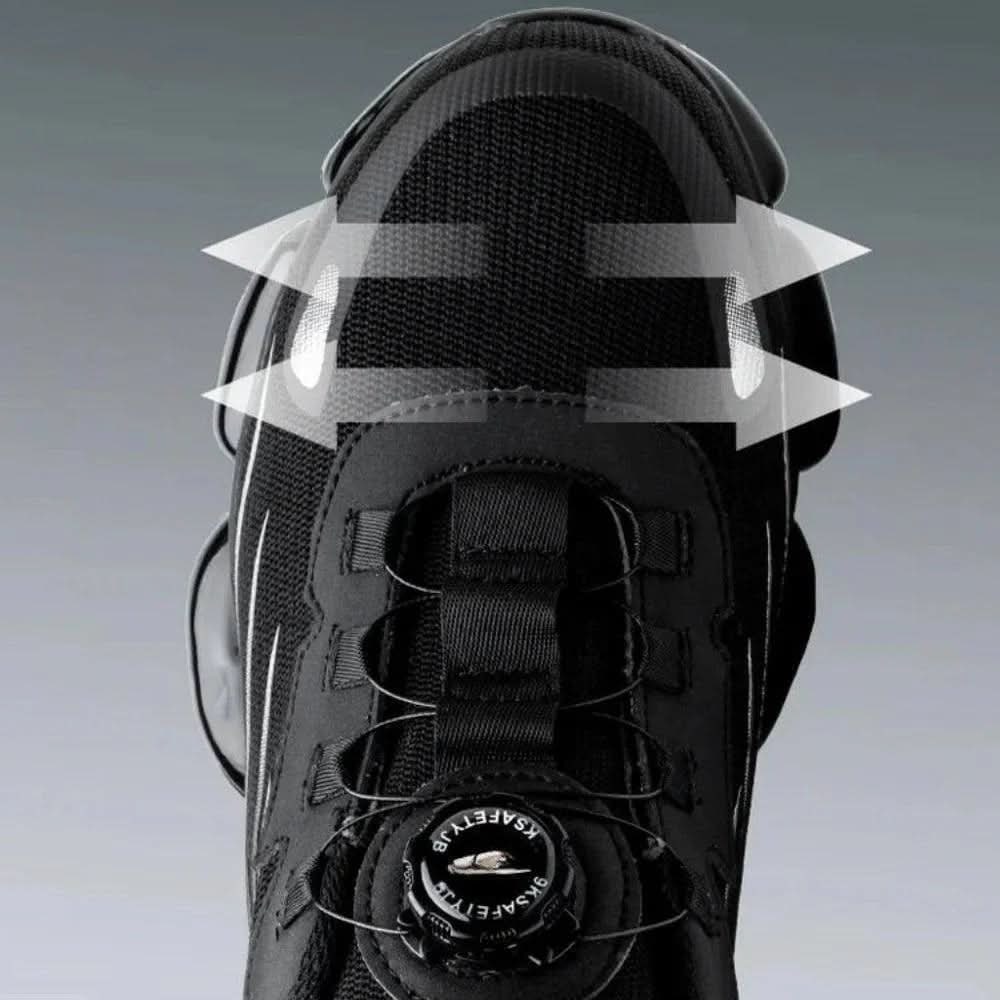 Steel Toe Shoes Work Lace Up Breathable Safety - Image 3