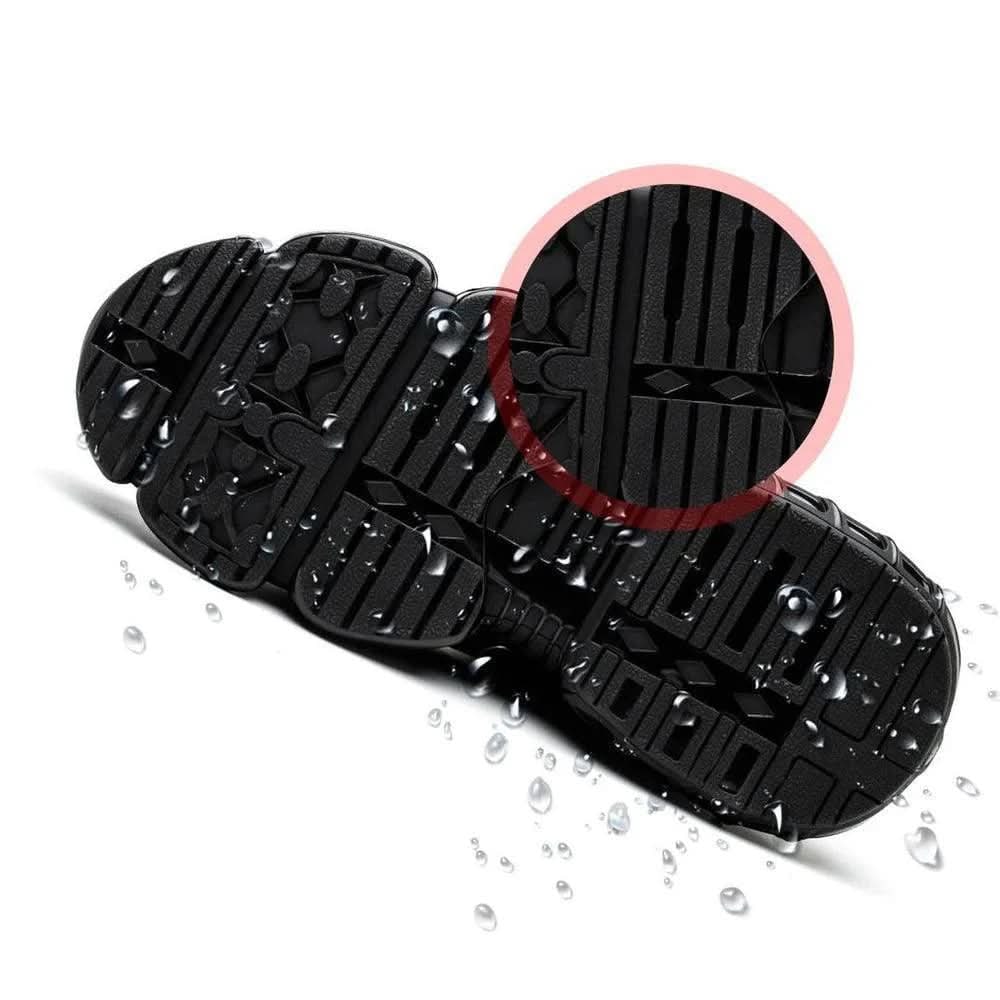 Steel Toe Shoes Work Lace Up Breathable Safety - Image 5