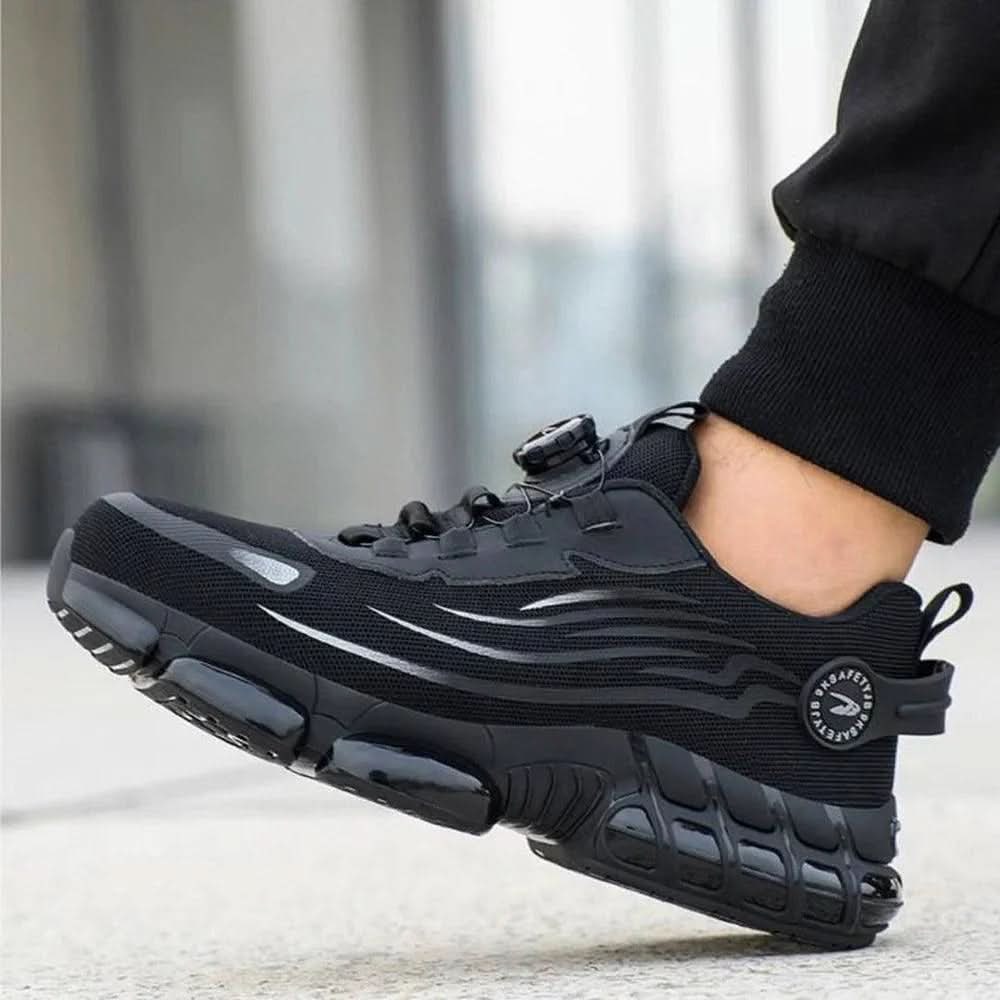 Steel Toe Shoes Work Lace Up Breathable Safety - Image 8