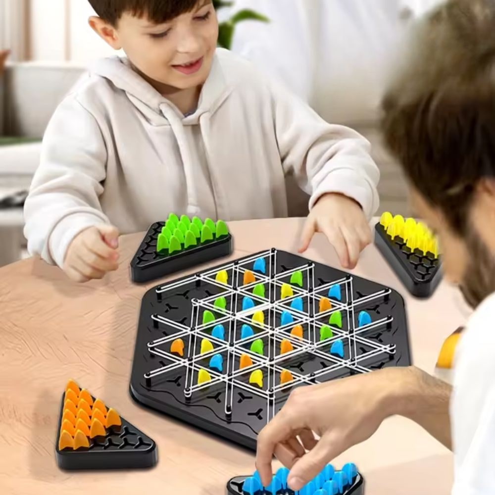 Strategy Board Game Family Indoor Triangle Chess Foldable - Image 6
