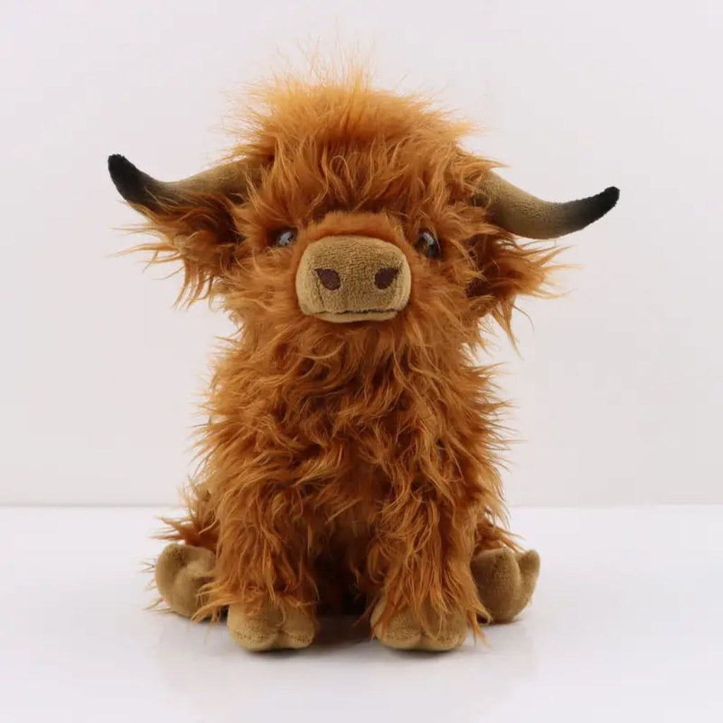 Stuffed Animal Plush Toy Highland Cow Soft Plush - Image 2