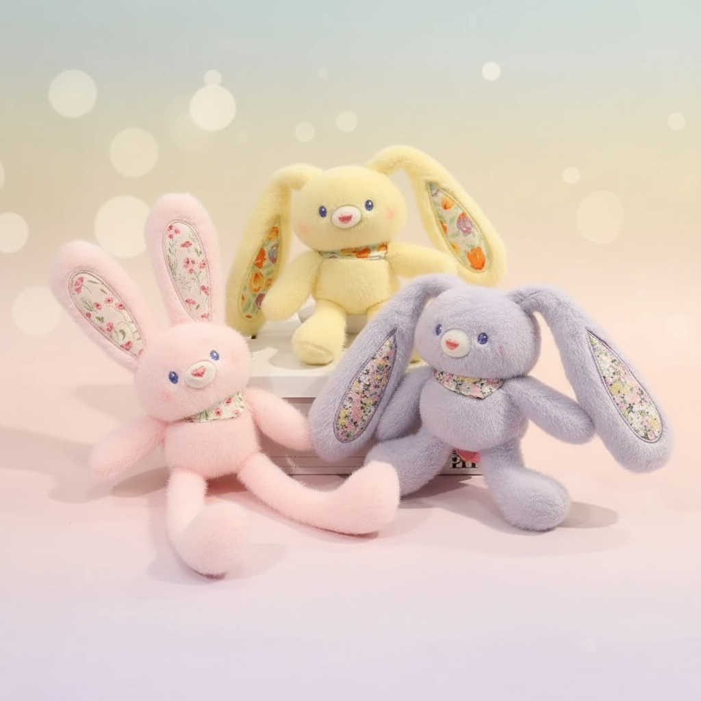 Stuffed Bunny Plush Toy Cute Design Plush Bunny Toy - Image 1