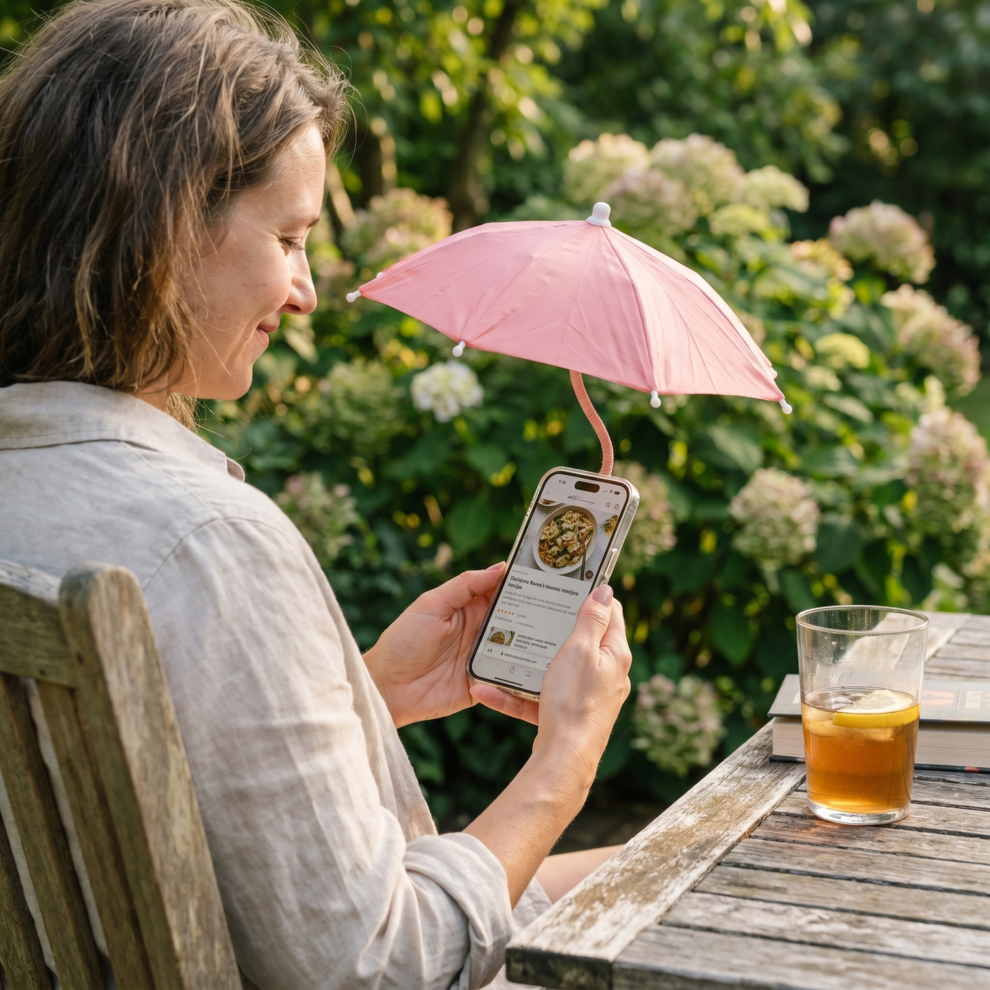 Sun Protection Phone Umbrella Adjustable Gooseneck - Image 4