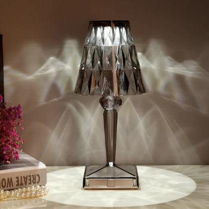 Table Lamp Crystal Rechargeable Touch Dimmable LED Light - Image 14