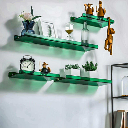 Væghylde Flydende Akryl Minimalistisk Display Opbevaringshylde