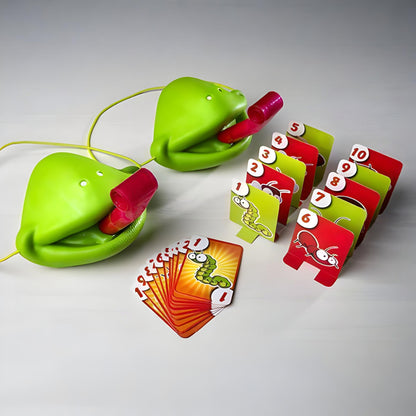 Board Game Kids Party Skill Set Chameleon Mask Tongue Challenge