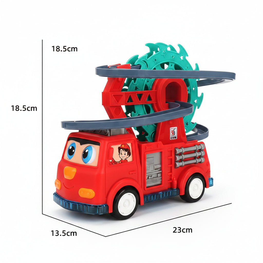 Toy Car Fire Truck Toy Interactive Educational Playset - Image 5