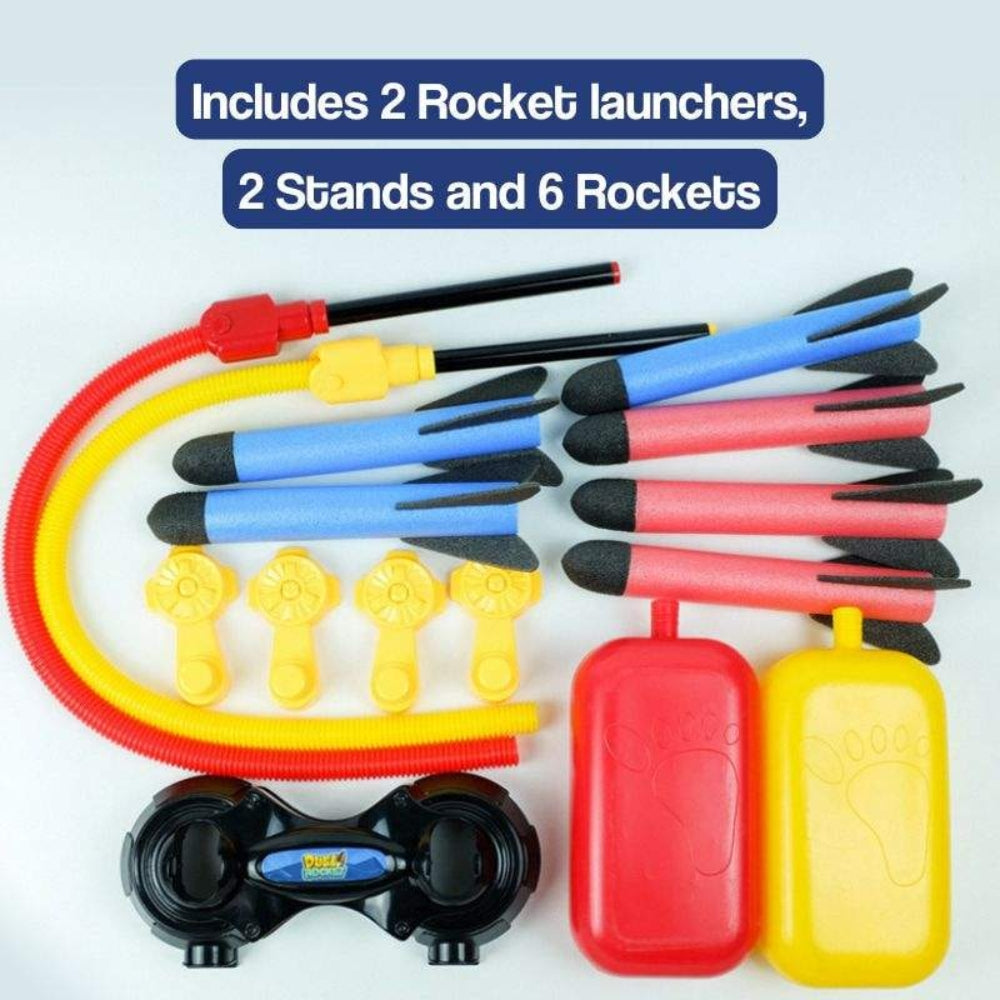 Toy Rocket Launcher Outdoor Fun Dual Action Playset - Image 4