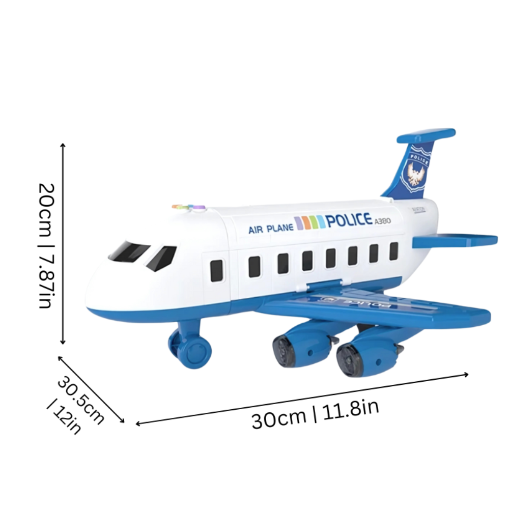 Transformable Airplane Playset Accessories Fun Playtime - Image 2