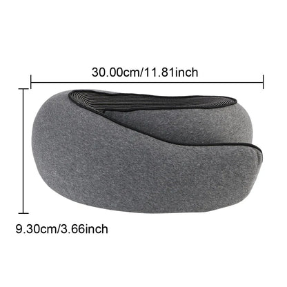 Travel Neck Pillow Memory Foam U-Shaped Neck Roll - Image 6