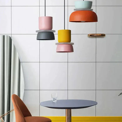 Macaron Pendel | Farverig Nordisk Loftlampe