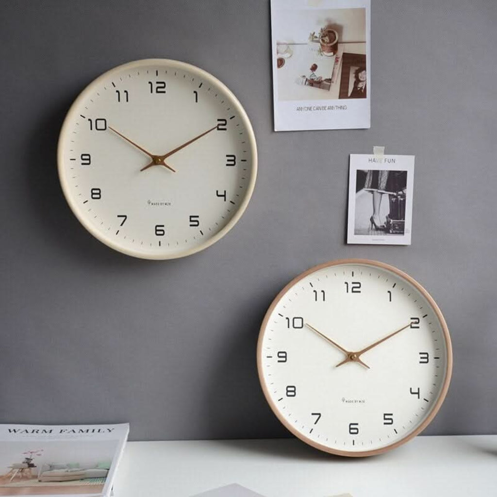 Wall Clock Modern Scandinavian Minimalist Round - Image 3