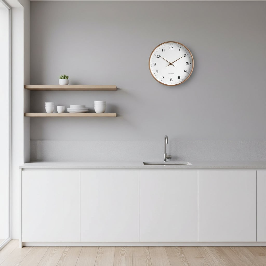 Wall Clock Modern Scandinavian Minimalist Round - Image 4