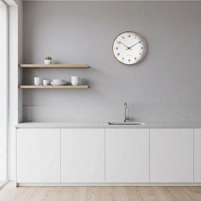 Wall Clock Modern Scandinavian Minimalist Round - Image 4