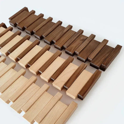 Wall-Mounted Coat Rack Wooden Modern Design - Image 5