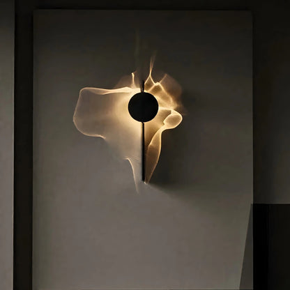 Wall Sconce Modern Ripple Adjustable Metal LED Light - Image 1