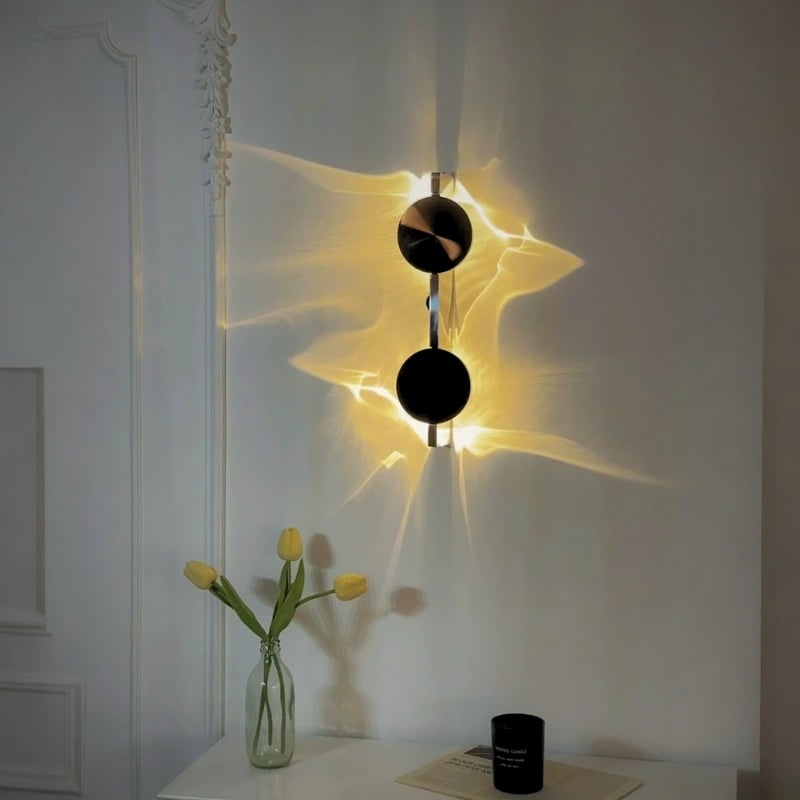 Wall Sconce Modern Ripple Adjustable Metal LED Light - Image 10