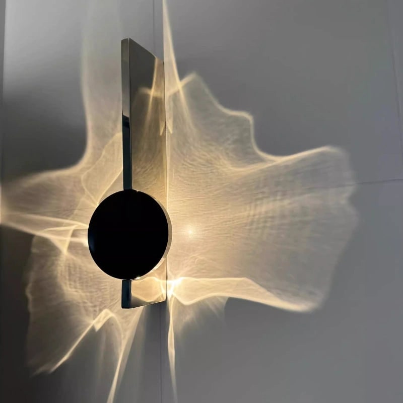 Wall Sconce Modern Ripple Adjustable Metal LED Light - Image 14