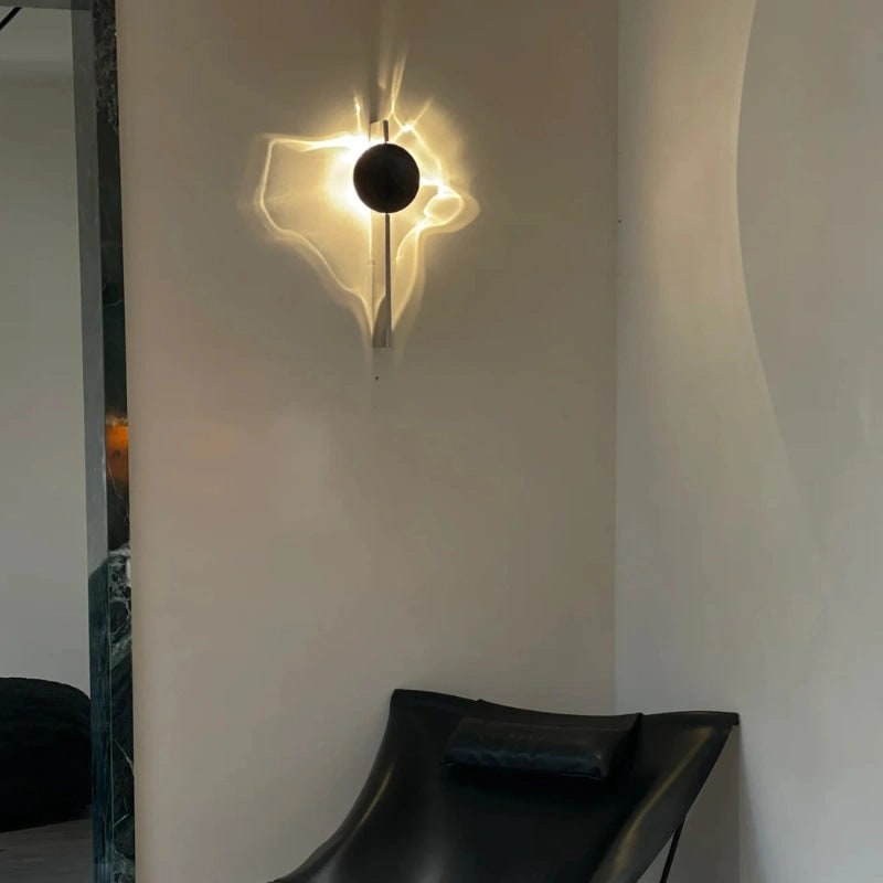 Wall Sconce Modern Ripple Adjustable Metal LED Light - Image 15